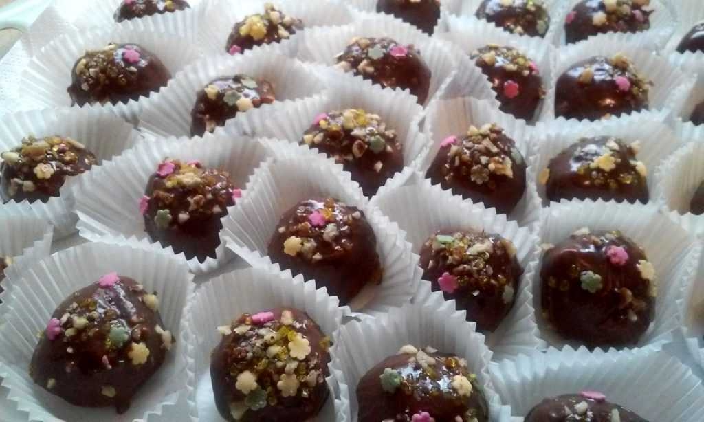 keksz golyó muffin formában