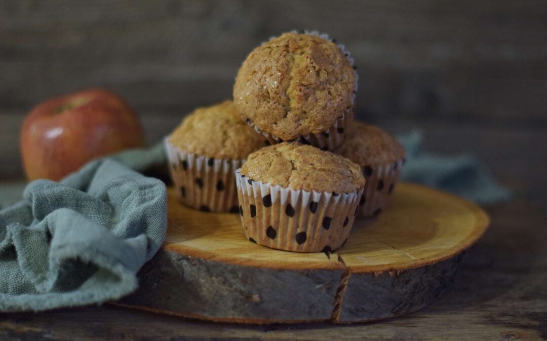 Pihe-puha reszelt almás muffin