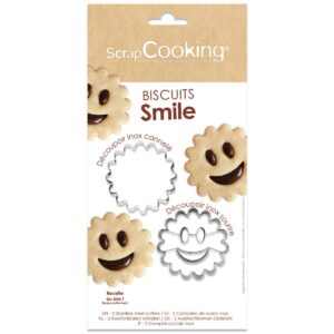 ScrapCooking Smiley keksz kiszúró készlet (2 db) a Rupáner konyhából!