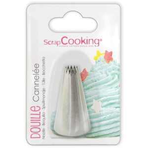 ScrapCooking bordázott díszítőcső Ø10 mm, rozsdamentes acél a Rupáner konyhából!