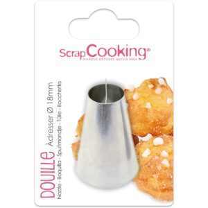 ScrapCooking makaron díszítőcső Ø18 mm, kerek, rozsdamentes acél, a Rupáner konyhából!