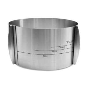 ScrapCooking magas állítható tortakarika 15–23 cm a Rupáner konyhából