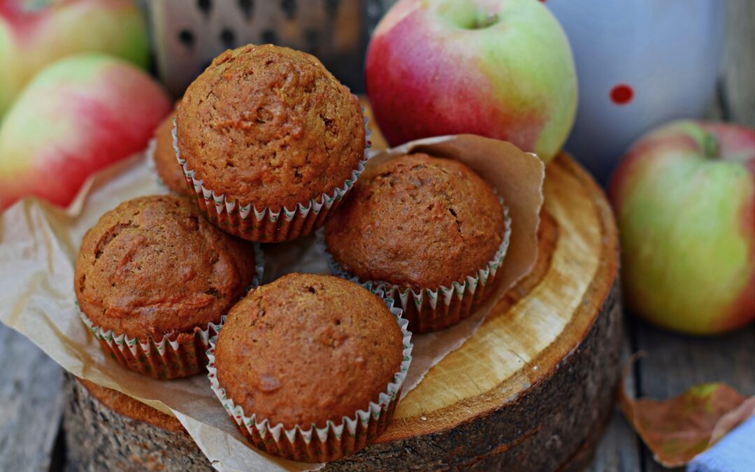 Bögrés almás-diós muffin